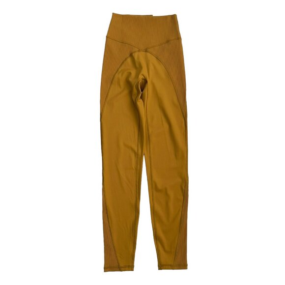 Offline by Aerie Women's Size S Goals High Waist Ribbed Honey 7/8 Leggings - Picture 1 of 5